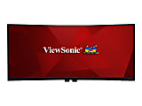 ViewSonic ColorPro VP3481a_H 34" UW-QHD Curved Screen LED LCD Monitor - 21:9 - Black - 34" Class - MVA technology - 3440 x 1440 - 16.7 Million Colors - FreeSync - 400 Nit - 5 ms - 100 Hz Refresh Rate - HDMI - DisplayPort - USB Hub