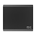 PNY Pro Elite 1TB Portable External Solid State Drive, Black