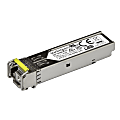 StarTech.com 100BASE-BX MSA Compliant Downstream SFP Module - LC Connector - Fiber SFP Transceiver - Lifetime Warranty - SFP100BBXDST 1 thumbnail image
