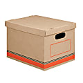 Office Depot® Brand Economy Storage Boxes, Letter/Legal Size, 15" x 12" x 10", 100% Recycled, Kraft, Pack Of 6 1 thumbnail image