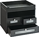 Victor® Midnight Black Collection Tidy Tower Organizer