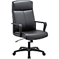Lorell High-Back Bonded Leather Chair - Black Seat Color - Bonded Leather Seat Material - Black Back Color - 41851 1 thumbnail image