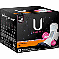U by Kotex Ultra Thin Overnight Pads - With Wings - Individually Wrapped, Anti-leak, Absorbent, Odor-absorbing - 13Box - 1 Each