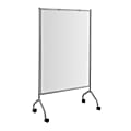 Safco® Impromptu® Full Magnetic Dry-Erase Whiteboard Screen, 42" x 72", Steel Frame With Gray Finish