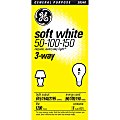 GE Soft White Light Bulb, 3-Way, 50/100/150 Watts