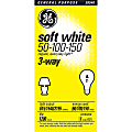 GE Soft White Light Bulb, 3-Way, 50/100/150 Watts 1 thumbnail image