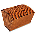 Globe-Weis® A-Z High-Quality Expanding File, Legal Size, Brown 1 thumbnail image
