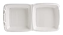 Dart Carryout Food Containers, 1 Compartment, 3 1/4" x 8 3/8" x 7 7/8", White, Pack Of 200 1 thumbnail image