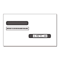 ComplyRight® Double-Window Envelopes For W-2 (5216)/1099-R (5175) Tax Forms, 5-5/8" x 9", Moisture-Seal, White, Pack Of 100 Envelopes 1 thumbnail image