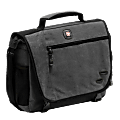 Wenger® Zinc Cotton Computer Briefcase For 14.1" Laptops, Gray or Green (no color choice)