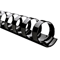 40-Sheet Capacity CombBind 19-Ring Plastic Binding Combs Black GBC R 5/16in. Box Of 100 