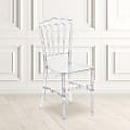 Flash Furniture Elegance Napoleon Stacking Chair, Crystal Ice 1 thumbnail image