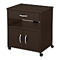 South Shore Axess Printer Cart On Wheels, Chocolate 1 thumbnail image