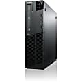 Lenovo ThinkCentre M78 10BU0001US Desktop Computer - AMD A-Series A6-5400B 3.60 GHz - 4 GB DDR3 SDRAM - 500 GB HDD - Windows 7 Professional 64-bit upgradable to Windows 8 Pro - Small Form Factor - Business Black 1 thumbnail image