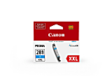 Canon® CLI-281 ChromaLife 100+ Extra-High-Yield Cyan Ink Tank, CLI-281 XXL