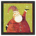 Timeless Frames® Holiday Framed Artwork, 11-1/2” x 11-1/2”, Santa Dreaming