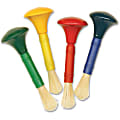 Chenille Kraft Wood Knob Paint Brush Set, Multicolor, Pack Of 4