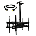 MegaMounts Tilt And Swivel Ceiling Mount, Black 1 thumbnail image