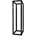 APC by Schneider Electric NetShelter 4 Post Open Frame Rack 44U #12-24 Threaded Holes - For Networking - 44U Rack Height x 19" Rack Width - Floor Standing - Black - 2004.20 lb Static/Stationary Weight Capacity