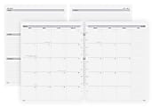 2024-2025 TUL® Discbound Academic Weekly/Monthly Refill Planner Pages, Letter Size, July To June