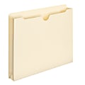 Smead® Manila File Jackets, Reinforced Tab, 1 1/2” Expansion, Letter Size, Box Of 50