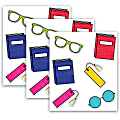 Carson Dellosa Education Cut-Outs, Schoolgirl Style Let's Read, 36 Cut-Outs Per Pack, Set Of 3 Packs