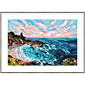 Amanti Art Big Sur by Emily Kenney Wood Framed Wall Art Print, 30”H x 41”W, White