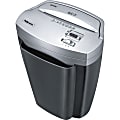 Fellowes® Powershred® W11C 11-Sheet Cross-Cut Shredder, 18"H x 13-3/4"W x 8-1/2"D, Black