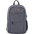 Swiss Mobility Carrying Case (Backpack) for 15.6" Notebook - Gray - Bump Resistant, Scratch Resistant - Shoulder Strap - 18.5" Height x 5" Width x 13" Depth - 1 Each 1 thumbnail image
