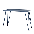 Ameriwood Home Owen 40"W Retro Computer And Writing Desk, Blue 1 thumbnail image