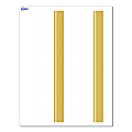 Avery® Print-To-The-Edge Labels & Sure Feed®, S00-D1Z-PRWMP10, 1" x 2-5/8", Matte White, Preprinted Double Dipped Gold Edge Design, Pack Of 160 1 thumbnail image