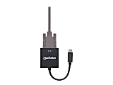 Manhattan USB-C to VGA Converter Cable, 1080p@60Hz, Black, 8cm, Male to Female, Lifetime Warranty, Blister - Adapter - 24 pin USB-C male to HD-15 (VGA) female - 3.1 in - shielded - black - 1080p support