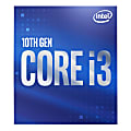 Intel Core i3 (10th Gen) i3-10100 Quad-core (4 Core) 3.60 GHz Processor - Retail Pack - 6 MB L3 Cache - 64-bit Processing - 4.30 GHz Overclocking Speed - 14 nm - Socket LGA-1200 - Intel UHD Graphics 630 - 65 W - 8 Threads