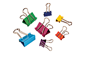 Office Depot® Brand Fashion Binder Clips, Assorted Sizes, Assorted Colors, Pack Of 65