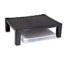 Kantek Single Platform Adjustable Monitor Stand - 60 lb Load Capacity - Flat Panel Display Type Supported - Black 1 thumbnail image