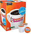 Dunkin' Donuts Single-Serve Coffee K-Cup®, French Vanilla, Carton Of 22