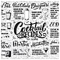 TF Publishing Arts & Entertainment Monthly Wall Calendar, 12" x 12", Cocktail Menu, January To December 2022 1 thumbnail image