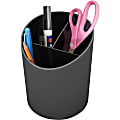 Deflecto Sustainable Office Recycled Large Pencil Cup, 5.6"H x 4.4"W x 4.4"L, Black 1 thumbnail image