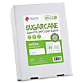 MACO Laser / Ink Jet File / Copier Sugarcane Address Labels - Permanent Adhesive - 1" Width x 2 5/8" Length - Rectangle - Inkjet, Laser - Bright White - 30 / Sheet - 7500 / Box
