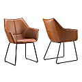 Glamour Home Amna Dining Chairs, Cappuccino, Set Of 2 Chairs 1 thumbnail image