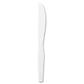 Genuine Joe Heavyweight Disposable Knives - 100 / Box - 40/Carton - Disposable - White