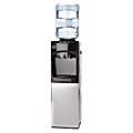 Genuine Joe Hot/Cold Cabinet Freestanding Water Cooler, 39 7/16" x 12 1/2" x 13", Black 1 thumbnail image