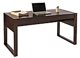 Realspace® Southport Parsons Desk, Chestnut 1 thumbnail image