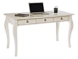 Realspace® Lakeview Writing Desk, 30"H x 52"W x 26"D, Antique White 1 thumbnail image