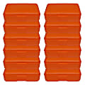 Romanoff Pencil Boxes, 2-1/2”H x 8-1/2”W x 5-1/2”D, Orange, Pack Of 12 Boxes 1 thumbnail image