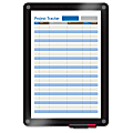 Iceberg Custom Print Glass Dry Erase Board - 13.5" (1.1 ft) Width x 19.5" (1.6 ft) Height - White Glass Surface - Rectangle - Wall Mount - Assembly Required - 1 Each 1 thumbnail image