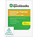 Intuit® QuickBooks® Desktop Premier Standard 2020, 1 User, 1-Year Subscription, Windows®, Download 1 thumbnail image