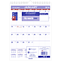 AT-A-GLANCE® Monthly Wall Calendar, 8" x 11", Blue/Red, January to December 2018 (PM128-18)