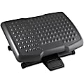 Lorell Adjustable-Height Footrest - 4" to 6.50" Adjustable Height - Black - 1 Each 1 thumbnail image