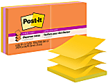 Post-it Super Sticky Notes, 3 in x 3 in, 6 Pads, 90 Sheets/Pad, 2x the Sticking Power, Energy Boost Collection